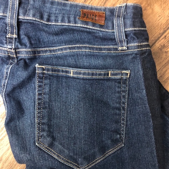 Paige Verdugo ankel raw hem two tone jeans - Picture 6 of 9